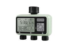 BQHHWTZ Smart Splitcontrol - Irrigatore automatico a 3 valvole, digitale, per giardino, fiori, irrigazione all'aperto, timer per pioggia