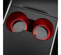 Bqieai 2PCS Auto 7 Colori LED Luminescenti sottobicchiere, per Smart #1#3 Brabus Portabevande Tappetino Antiscivolo Impermeabile Interni Accessori