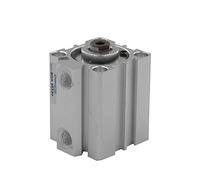 BQingWay 1pc SDA Cilindro Pneumatico di Tipo 32 Millimetri Alesaggio 5/10/15/20/25/30/40 / 50mm Corsa in Lega di Alluminio a Doppio Effetto Cilindro Pneumatico (Taglia : SDA32x50)