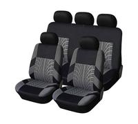 BQKCD Auto Set Coprisedili per Fiat 500L 500X 500S 500e 500 3+1(Type 330/332) 2012-2023 2024 2025, Set Copri-Sedile Fodere per Anteriori e Posteriori Confortevole Traspirante Accessori Interno