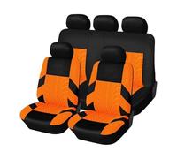 BQKCD Auto Set Coprisedili per Fiat Panda 4×4 / Panda Van/Panda Sport/Panda 100HP / Panda Cross Leather, Set Copri-Sedile Fodere per Anteriori e Posteriori Confortevole Traspirante Accessori Interno
