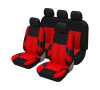 BQKCD Auto Set Coprisedili per Fiat Panda 4×4 / Panda Van/Panda Sport/Panda 100HP / Panda Cross Leather, Set Copri-Sedile Fodere per Anteriori e Posteriori Confortevole Traspirante Accessori Interno