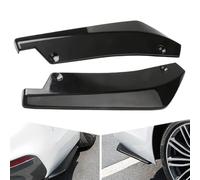 BQKCD Paraurti Posteriore Auto per Jeep Compass 2017-2023 2024, Spoiler Posteriore Auto Paraurti Posteriore Lip Diffusore Splitter Spoiler Corpo Macchina,A/Black
