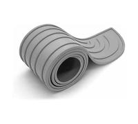 BQKCD Protezione Paraurti Posteriore Auto per Ford Transit/Tourneo Custom 2023-2024 2025, Gomma Protezione Bagagliaio Adesivo Battitacco AntiGraffio Decorare Accessori,104cm*9cm-D/Grey