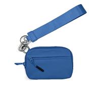 BQLFPOIHP Commonlyto Wallet, The Wallet 2nd Gen, Wristlet Nylon Large Space With Zipper, Waterproof Material(Blue)