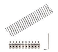 BQLZR 10pcs Push Rod e Linkage Stoppers Servo Braccio Connettori Adattatore per RC Airplane