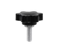 BQLZR 2.9 x 2.4 cm nero leggio maniglia montaggio a vite per strumenti musicali accessori ricambi