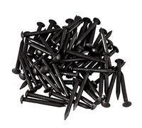 BQLZR 22x2mm Testa Rotonda Nero Antico Rame Puro Legno Chiodo per Mobili Confezione da 50