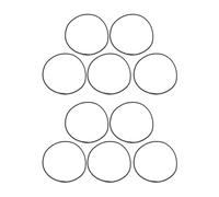 BQLZR Anelli in gomma per microfono Shock Mount Supporti Morsetto Clip 52x0.3cm Confezione da 10