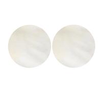 BQLZR Bongo Professional - Testine di ricambio per tamburo, 35 x 35 x 0,1 cm, confezione da 2, colore: Beige