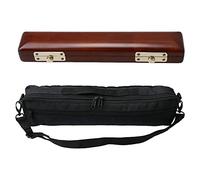 BQLZR Borsa portatile per flauto per 16 fori con scatola per bocchini in legno massello, confezione da 2