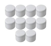 BQLZR Contenitore per crema per il viso bianco Vasetto per trucco cosmetico con vasetto da 30ml Pack da 10