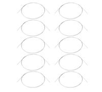 BQLZR Corda per pianoforte, 100 cm, lunghezza 0,1 cm, diametro 18#, argento, confezione da 10