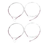 BQLZR Corde professionali in argento cinese Erhu interno e esterno, da 83 a 86 cm, confezione da 4