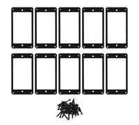 BQLZR Cornici di montaggio per pickup per chitarra elettrica, 8,9 x 4,6 x 0,5 cm, in plastica, confezione da 10