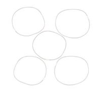 BQLZR, fasce elastiche di ricambio per supporto per microfono U87, colore grigio, confezione da 5 pezzi