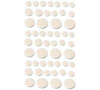 BQLZR Foglio per fori acustici, 1,4 x 1,6 x 1,1 x 0,9 cm, per riparazione di clarinetto a fiato, confezione da 51