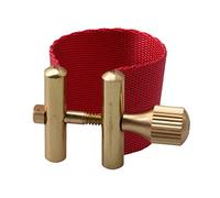 BQLZR Legature di fissaggio per sassofono per sassofono tenore, bocchino in bachelite, parti e accessori per strumenti a fiato, rosso