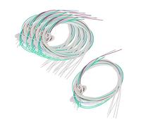 BQLZR Lyre - Arpa a 16 corde di ricambio in nylon, da 61 a 80 cm, multicolore, confezione da 5