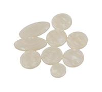 Bqlzr nuova plastica tasti chiave intarsi 1 set per sassofono contralto