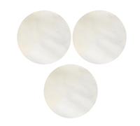 BQLZR Pelle per tamburo africana professionale per bongo naturale, 45 x 45 x 0,1 cm, confezione da 3