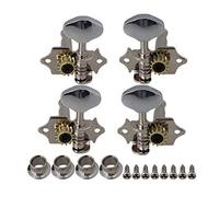 Bqlzr - Piroli per bischeri cromati 2R2L per ukulele, chitarra 4 corde, basso