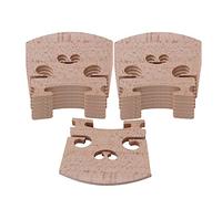 BQLZR Ponti per violino e violino 4/4 in legno massiccio, 47 x 40 x 6 mm, confezione da 15