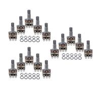 BQLZR Potenziometro per chitarra elettrica per controllo tono e volume, 18 mm, MN250K, confezione da 15
