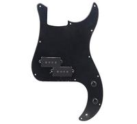 BQLZR Prewired PB Bass Pickguard Kit per chitarra basso nero