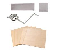 BQLZR Supporto a morsetto per sassofono a lira da 0,4 cm e fogli di sughero da 1,5 mm, confezione da 6