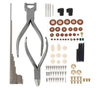 BQLZR Tappo per sassofono e kit di riparazione per sax tenore e strumento per l'installazione di strumenti a fiato