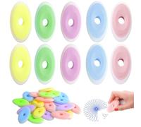 BQRKOTM 20 Pezzi Neutro cancellabile penna speciale gomma di silicone ovale Eraser,gomme da cancellare per matite cancellabili, per Inchiostro Termosensibile-Colore casuale