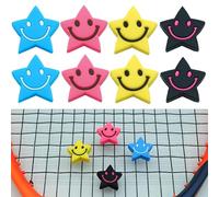 BQRKOTM 8 Pezzi Ammortizzatore per Racchetta da Tennis,Antivibrazioni Tennis,Ammortizzatore Racchetta in Silicone Adatto Atleti Professionisti e Principianti