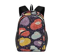 bqsjduidnc Zaini per bambini, zaino per scuola e libri, per ragazze, carino magico, Multicolore15, Taglia unica