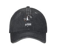 BQWRUUYM Anime Solo Livellamento Cantato Jinwoo Rush Uomini Donne Cappellini da Baseball Distressed Lavato Cappello Vintage attività All'aperto Regalo Sun cap