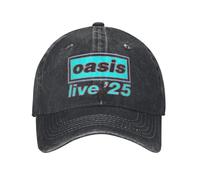 BQWRUUYM O-Oasis Logo 25 Rosso Blu Estate Vibe Cappellini da Baseball Vintage Distressed Denim Lavato Sun cap Outdoor Allenamenti Cappelli Regolabili cap