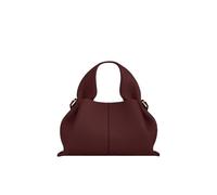 BQWXIEC Borsa a mano in pelle con silhouette a nuvola, pochette in pelle a forma di gnocco, borsa a tracolla retrò, borsa hobo casual a forma di gnocco (Red,Medium)