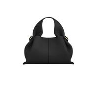 BQWXIEC Borsa a mano in pelle con silhouette di nuvola, pochette in pelle, borsa a tracolla retrò, borsa hobo casual per ravioli, Nero , 10.24x10.63x3.94inch