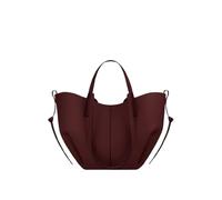 BQWXIEC Borsa a tracolla di grande capacità per le donne in vera pelle vintage borsa a tracolla alla moda con frizione abbinata, Borgogna Small, 20.87X4.13X12.6in