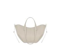 BQWXIEC Borsa a tracolla di grande capacità per le donne in vera pelle vintage borsa a tracolla alla moda con frizione abbinata, Bianco piccolo., 20.87X4.13X12.6in
