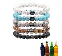 BQWXIEC Glame - Braccialetto anti alcol, regolabile, regolabile, per ridurre la voglia di bere, allevia l'ansia e lo stress, Misura unica, Resina, Nessuna pietra preziosa