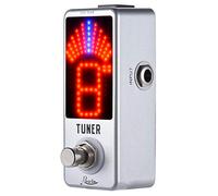 BQYOA Macchina per Effetti strumentali Mini Chromatic Tuner Effetto del Pedale LED Display True Bypass per Basso