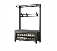 BQZKTVED Armadio Ingresso con scarpiera e Appendiabiti，da Ingresso scarpiera，Stand Porta Giacche e Scarpe per Ingresso, Corridoio, Camera da Letto