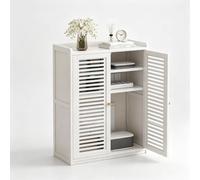 BQZKTVED Mobile HiFi in bambù naturale, supporto AV con ripiani regolabili in altezza, scaffale audio robusto per soggiorno, sala home cinema e studio di registrazione