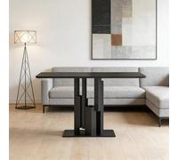 BQZKTVED Moderno Tavolo consolle,Piccolo Tavolo da Ingresso,consolle da Divano Stretto Dietro Il Divano per corridoio,Facile da Montare(Black,100x30x80cm)