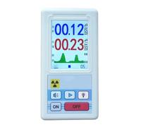 BR-6 Contatore Geiger Rilevatore Di Radiazioni Nucleari Dosimetro Personale Rilevatore Di Raggi X Beta Gamma LCD Tester Radioattivo Strumento Di Marmo Misure Accurate(BR-6W)