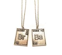 BR BA Collane Elementi Chimici Walter White Serie Tv Metallo No Nichel 2 Collane