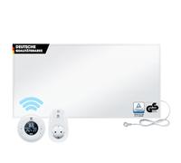BR Bringer Riscaldamento a infrarossi, 1200 Watt, con termostato e telecomando, riscaldamento elettrico a infrarossi, a risparmio energetico, TÜV & GS, marchio di qualità tedesca (bianco)