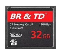 BR & TD Scheda di memoria CF Extreme, 32 GB, 120 MB/s, UDMA, Compact Flash