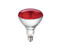 Philips lampada riscaldante ad infrarossi con vetro duro rosso 150 W